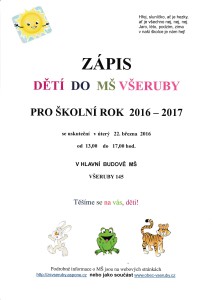 Zápis MŠ